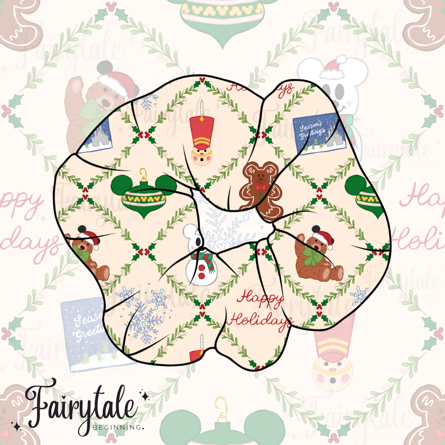 Holiday Magic Scrunchie PREORDER ESTIMATED TO SHIP MID - END OF OCTOBER