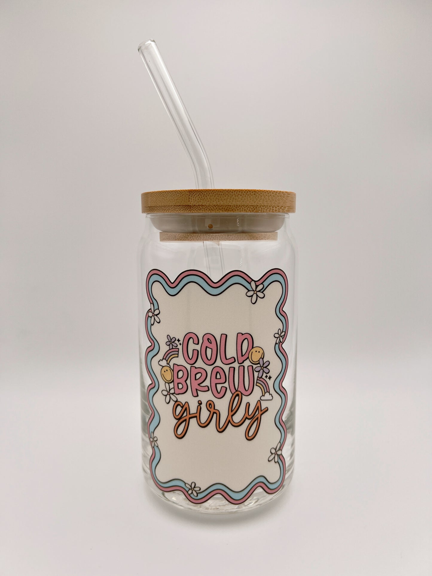 Cold Brew Girly 16oz Glass Can