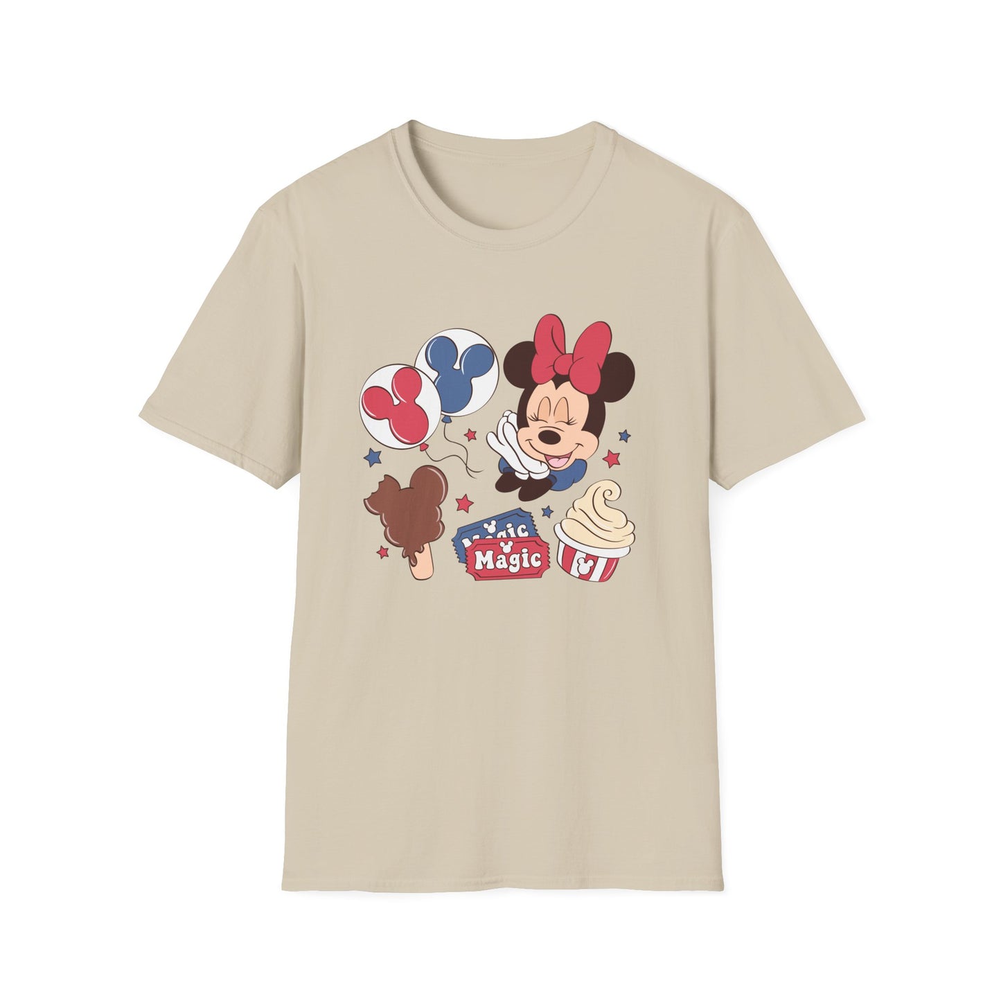 RWB Girl Mouse Park Snacks & Fun T-Shirt