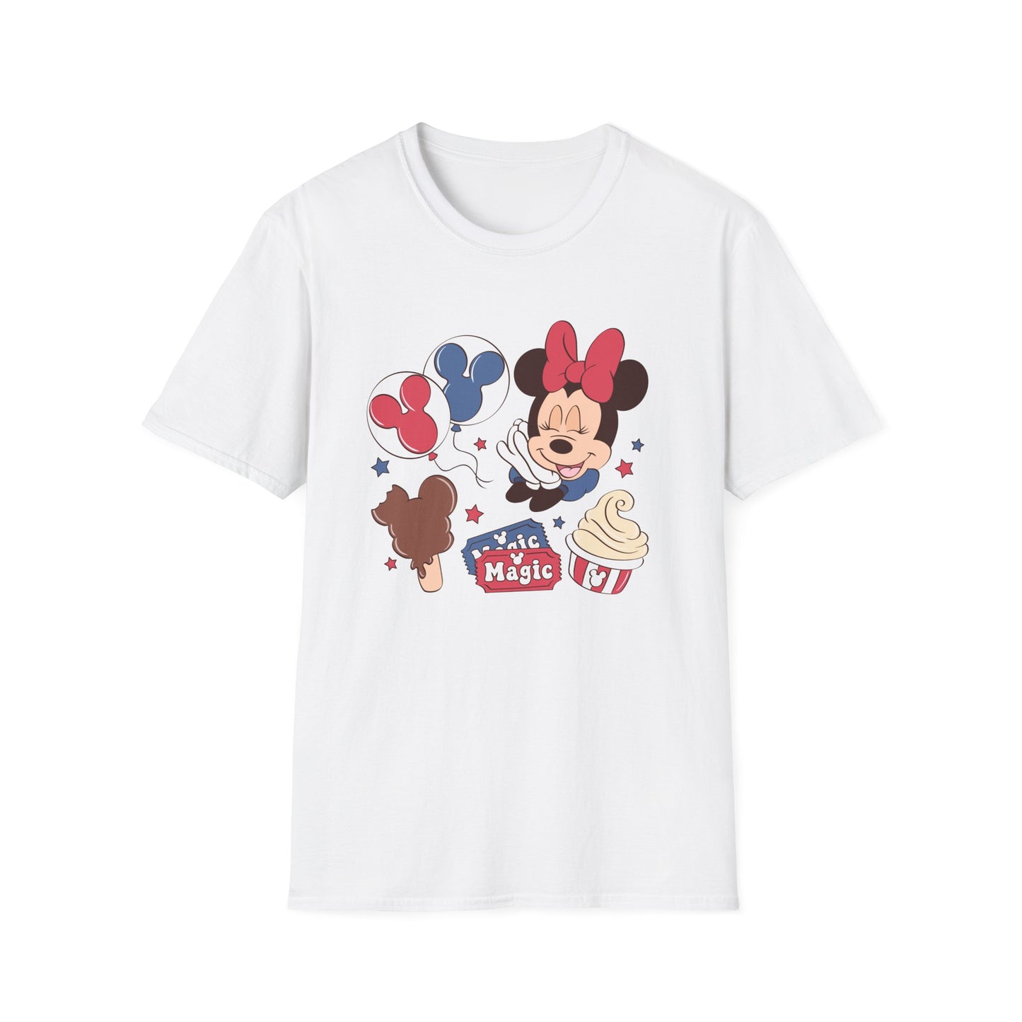 RWB Girl Mouse Park Snacks & Fun T-Shirt