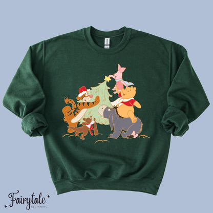 Fairytale Beginning x Magic on Main Collab - A Very Beary Christmas T-Shirt & Crewneck