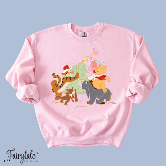 Fairytale Beginning x Magic on Main Collab - A Very Beary Christmas T-Shirt & Crewneck