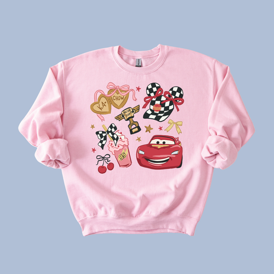 Car Girlie T-Shirt & Crewneck