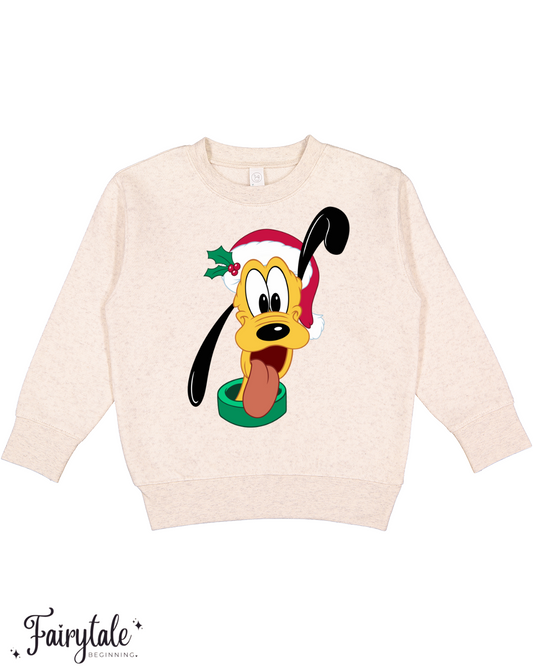 Christmas Dog Toddler Crewneck