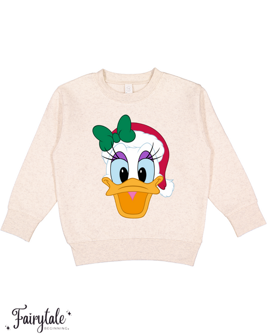 Christmas Daisy Toddler Crewneck