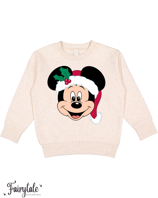 Christmas Mouse Toddler Crewneck