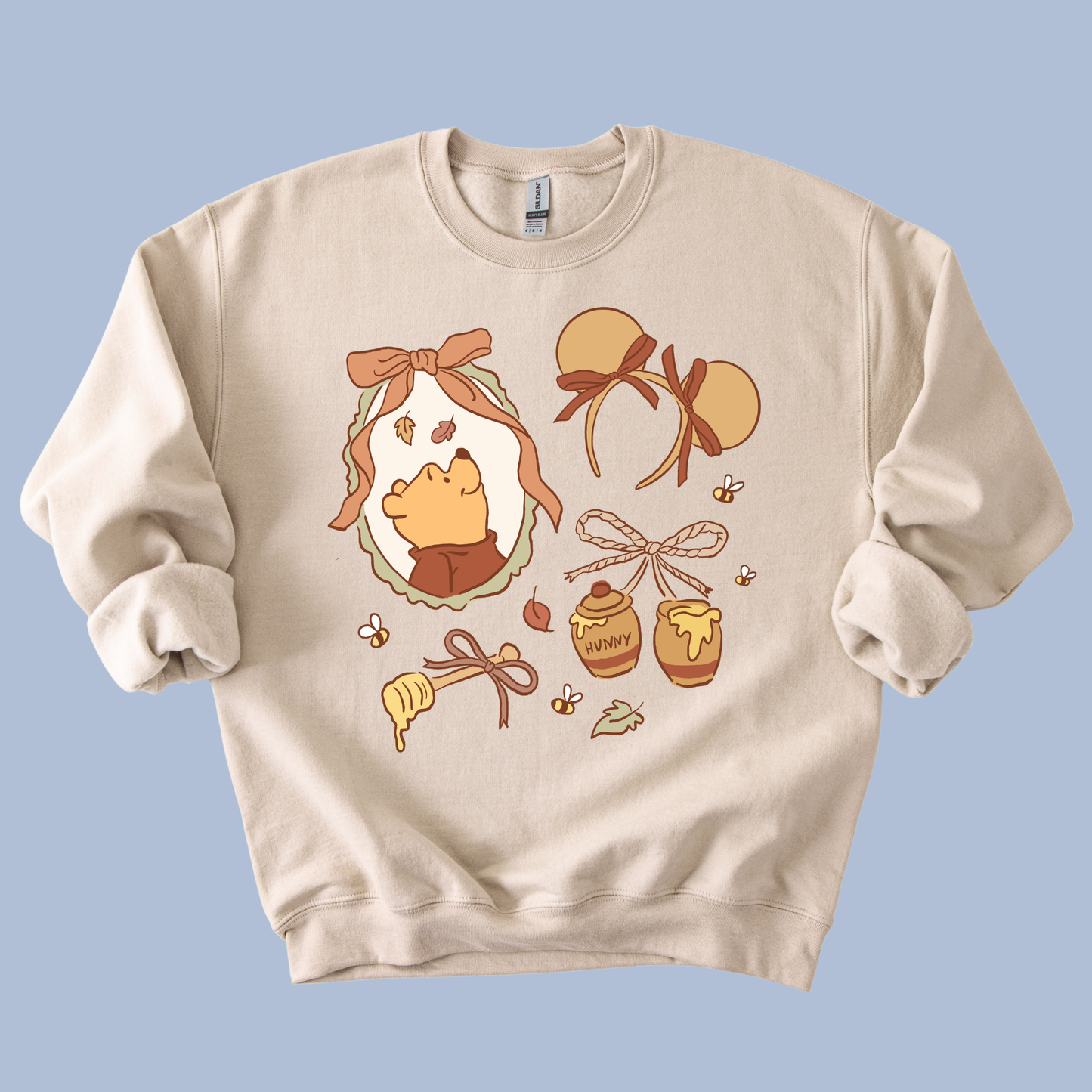 Fall Hunny Bear T-Shirt & Crewneck