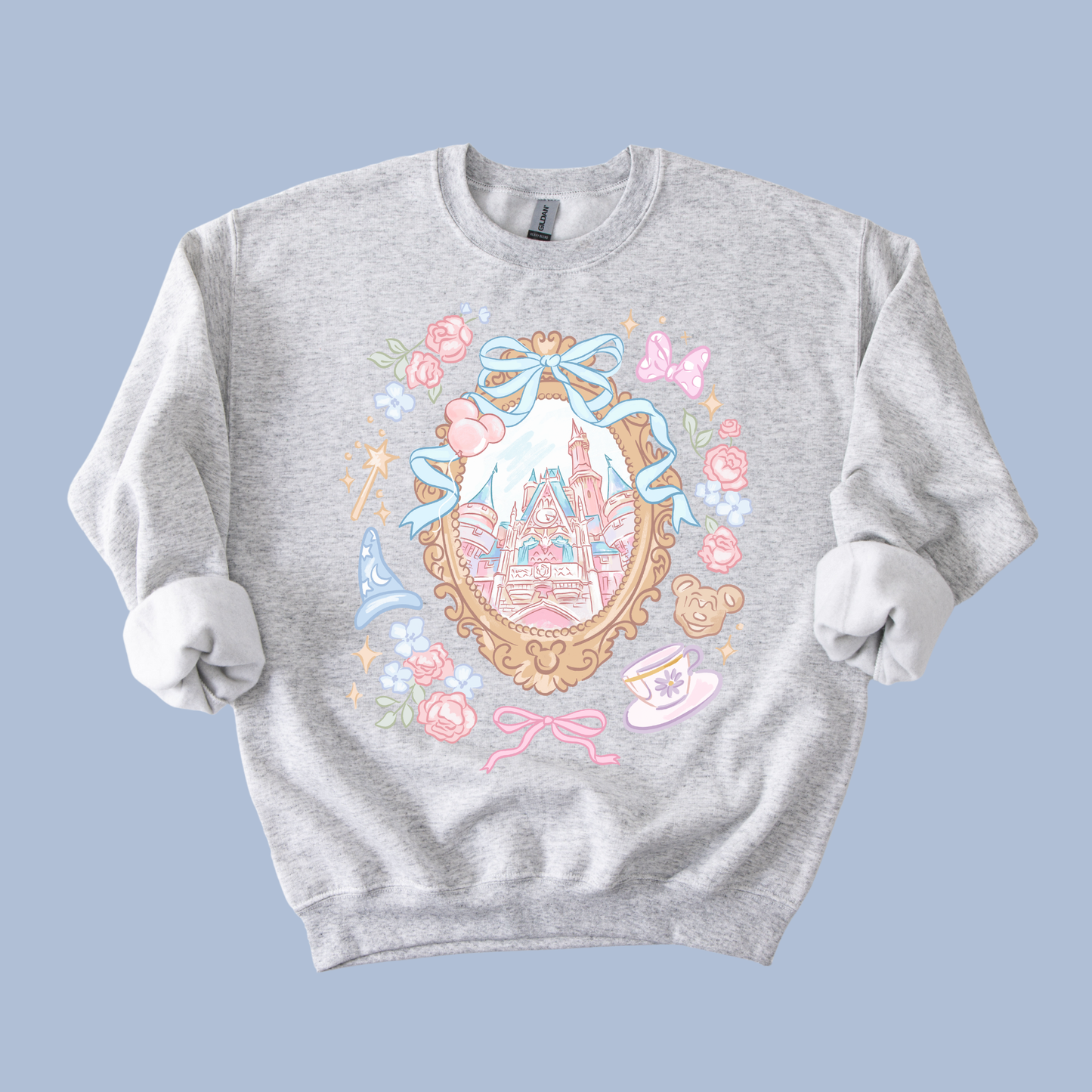 Floral Castle T-Shirt & Crewneck
