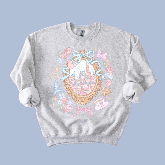 Floral Castle T-Shirt & Crewneck