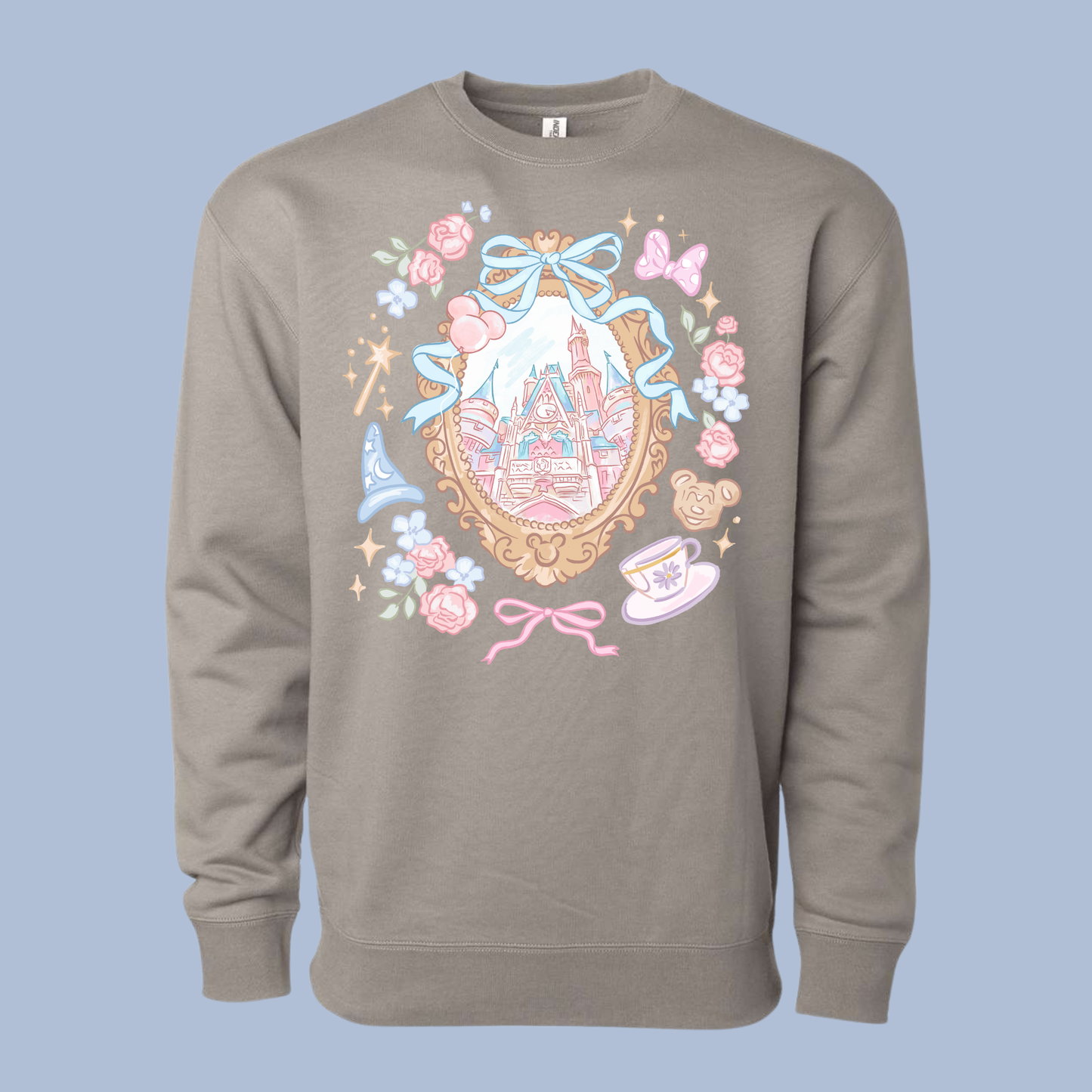 Floral Castle T-Shirt & Crewneck