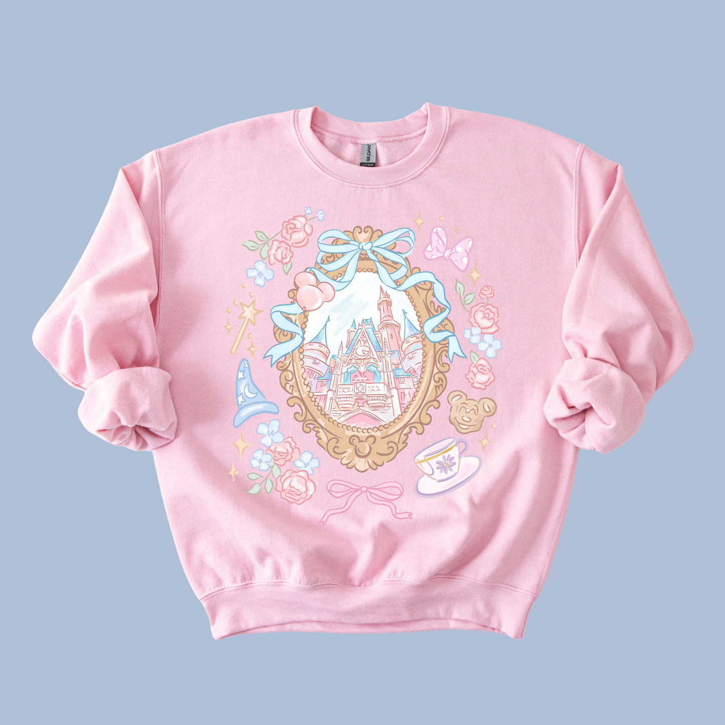 Floral Castle T-Shirt & Crewneck