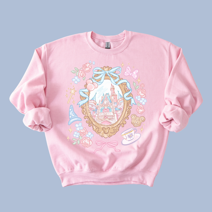 Floral Castle T-Shirt & Crewneck