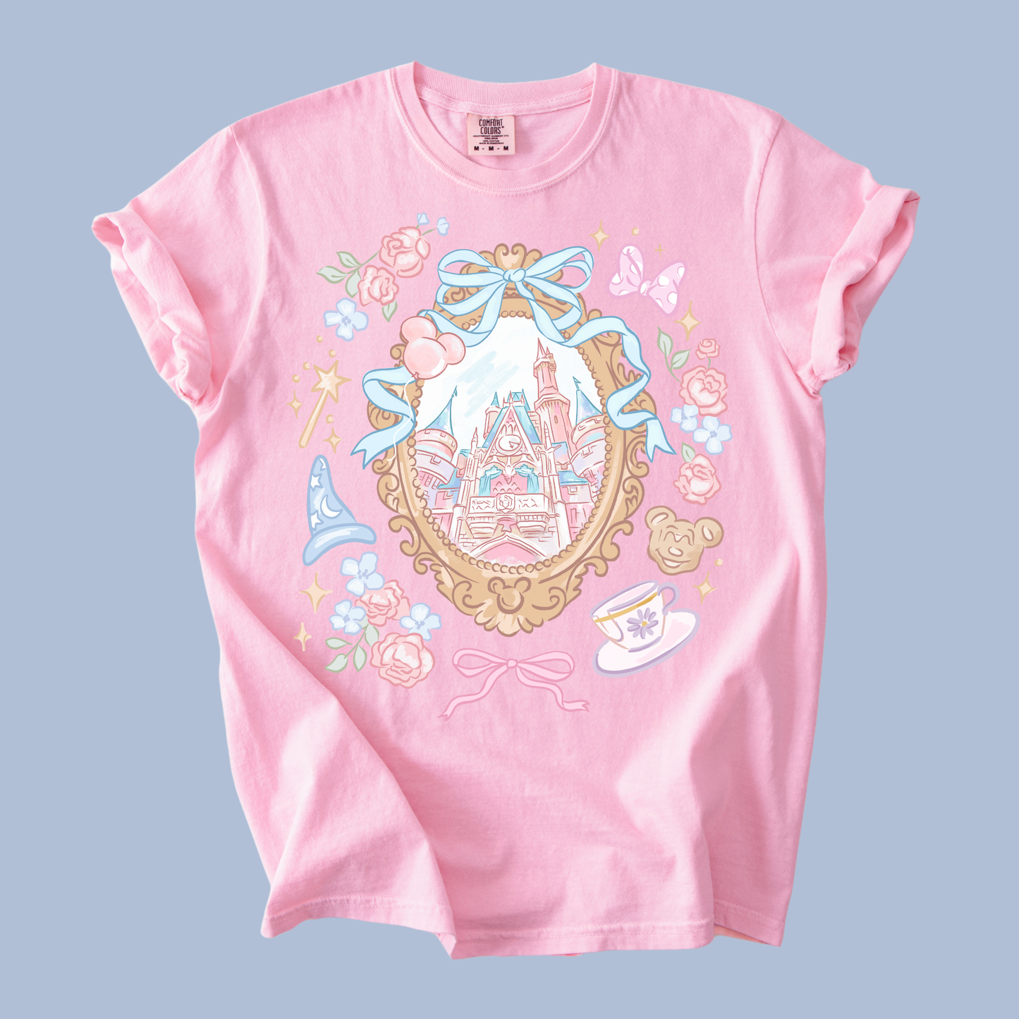 Floral Castle T-Shirt & Crewneck