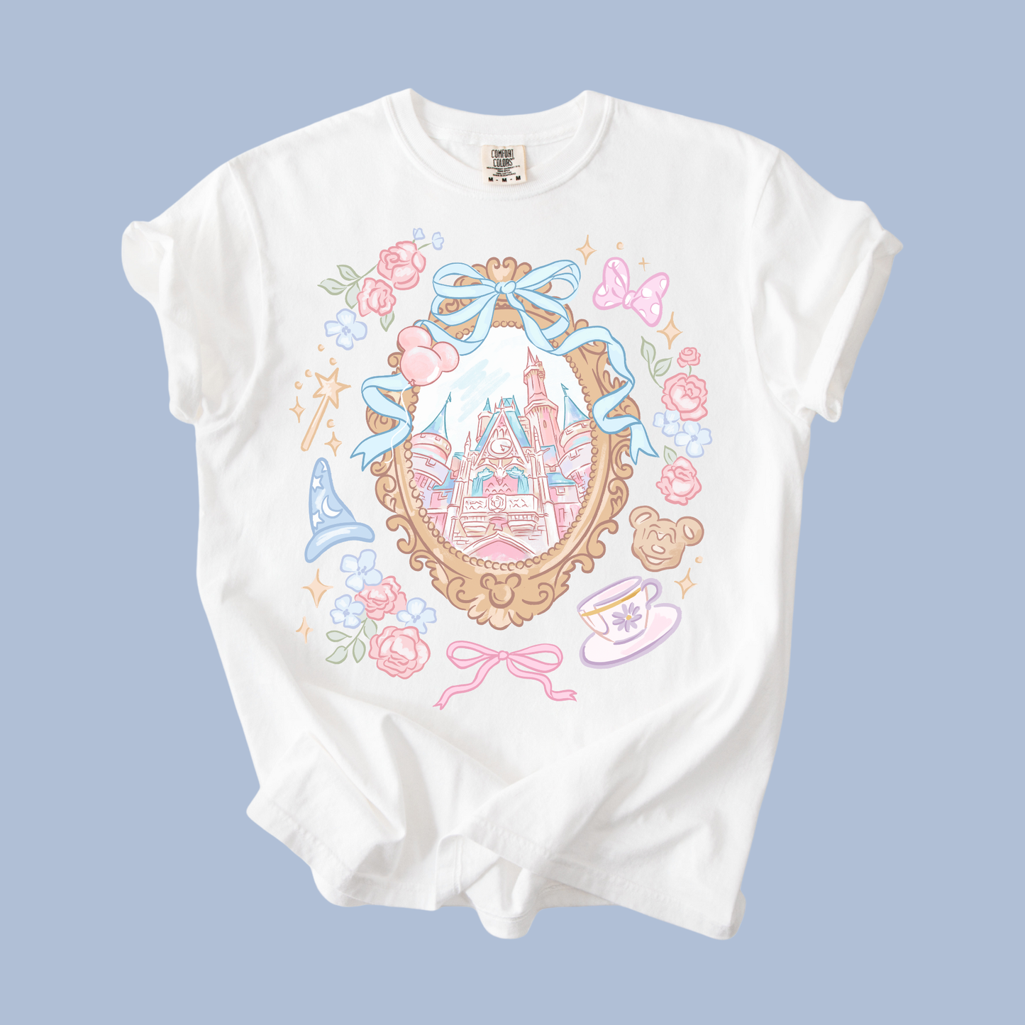 Floral Castle T-Shirt & Crewneck