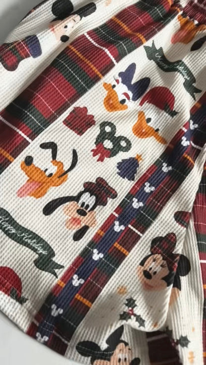 PREORDER ESTIMATED TO SHIP END OF OCTOBER - EARLY NOVEMBER - Merry Magic Waffle Lounge Set