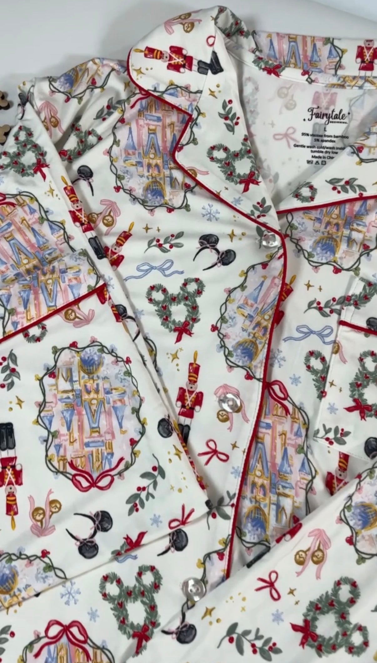 Castle Magic Adult Bamboo PJ's Set PREORDER ESTIMATED TO SHIP MID - END OF OCTOBER
