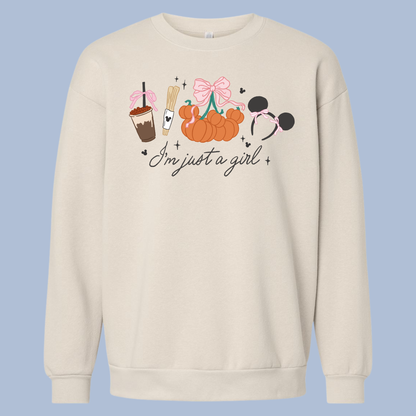 I'm Just a Girl Fall Version T-Shirt & Crewneck