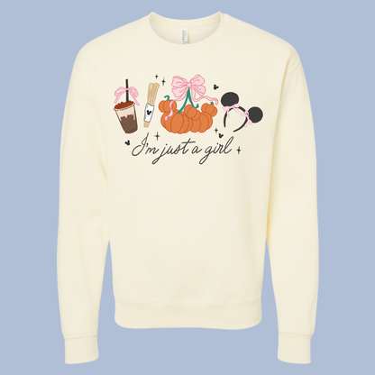 I'm Just a Girl Fall Version T-Shirt & Crewneck