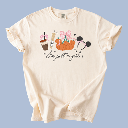 I'm Just a Girl Fall Version T-Shirt & Crewneck