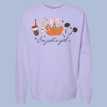 I'm Just a Girl Fall Version T-Shirt & Crewneck
