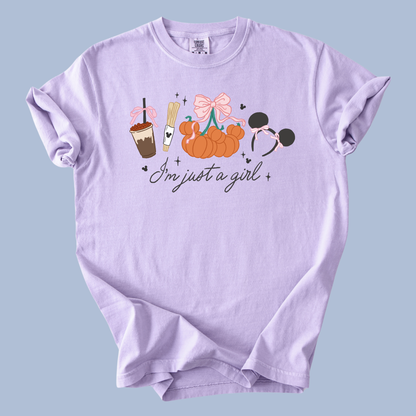 I'm Just a Girl Fall Version T-Shirt & Crewneck