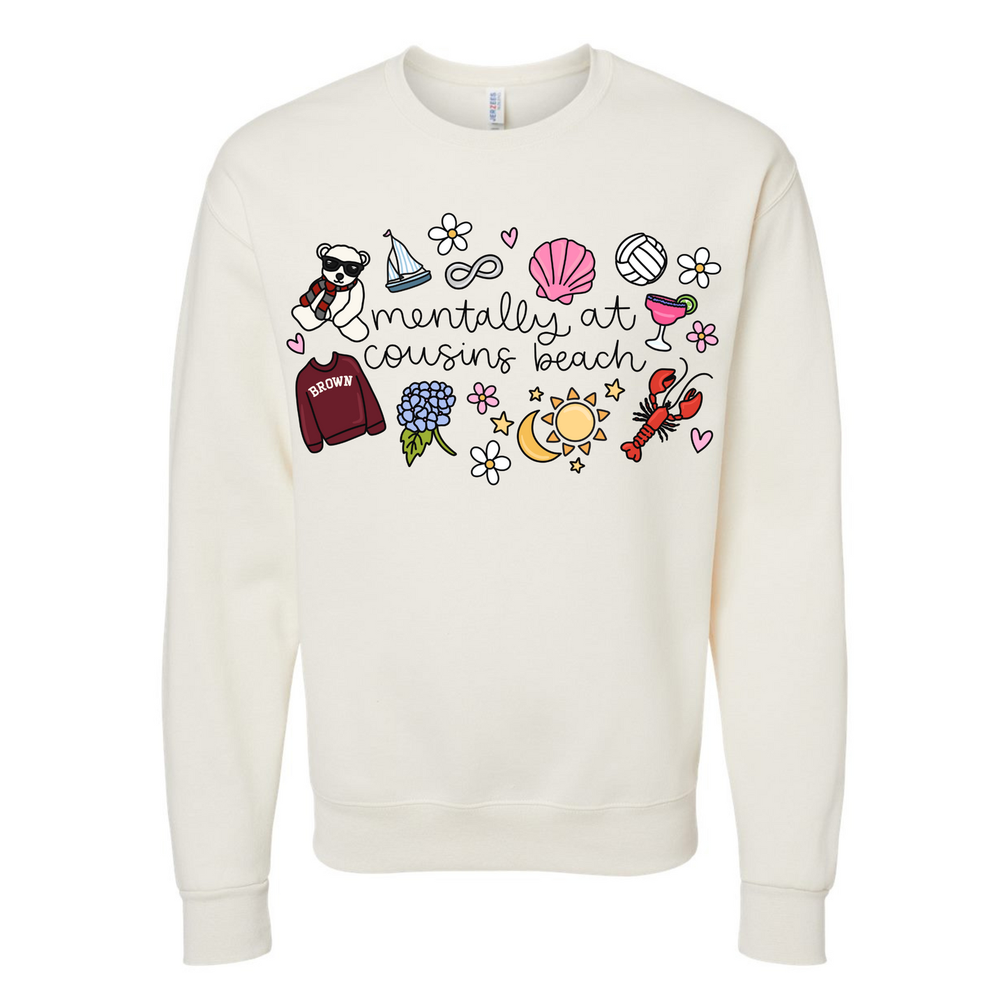 Mentally at Cousins Beach T-Shirt & Crewneck