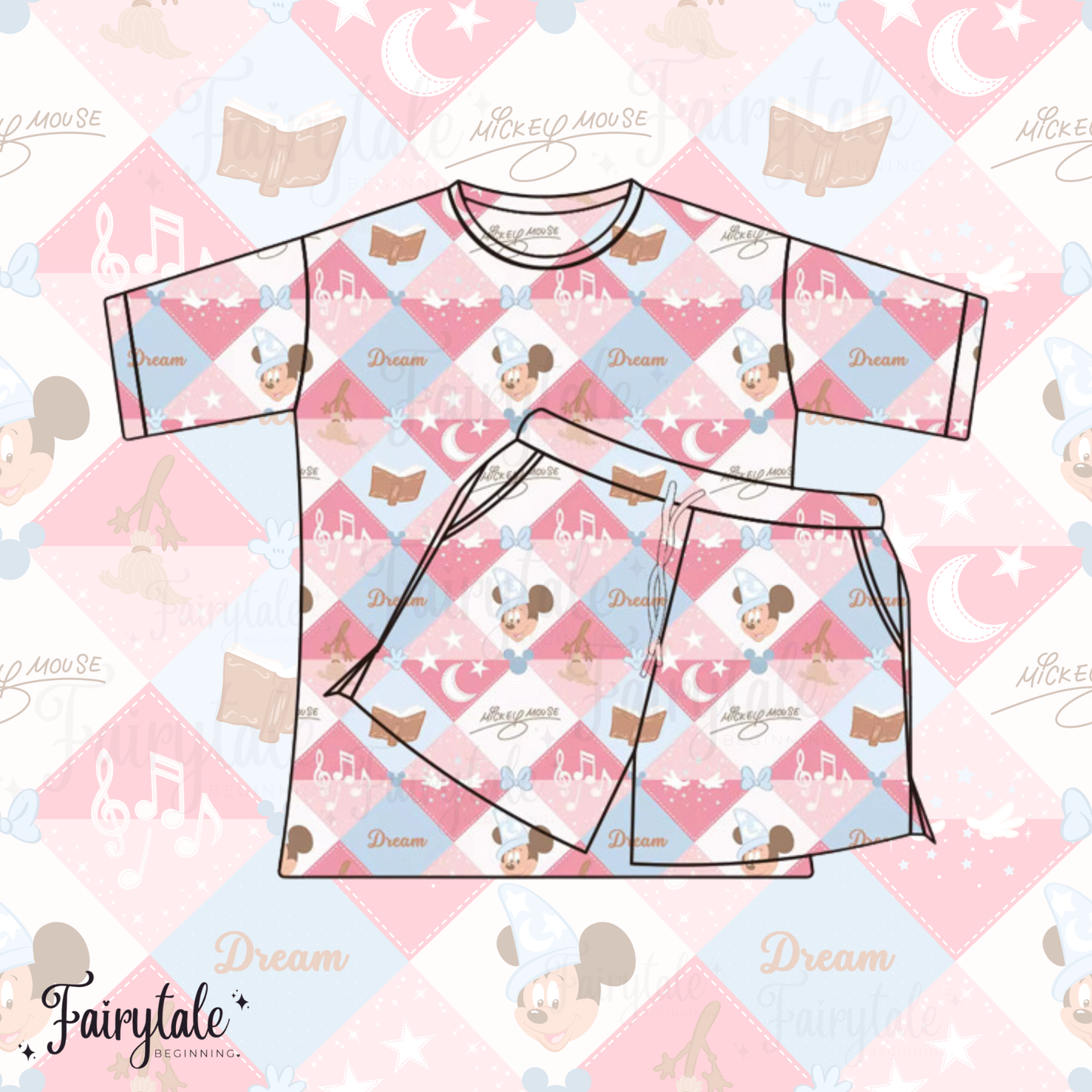 Mouse Magic Waffle Lounge Set PREORDER ESTIMATED TO SHIP END OF SEPTEMBER - EARLY OCTOBER