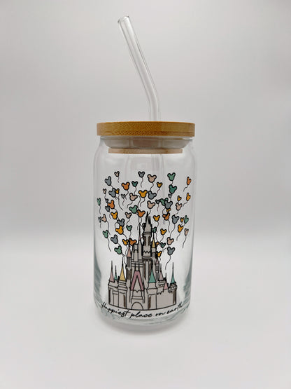 Castle 16oz Glass Can