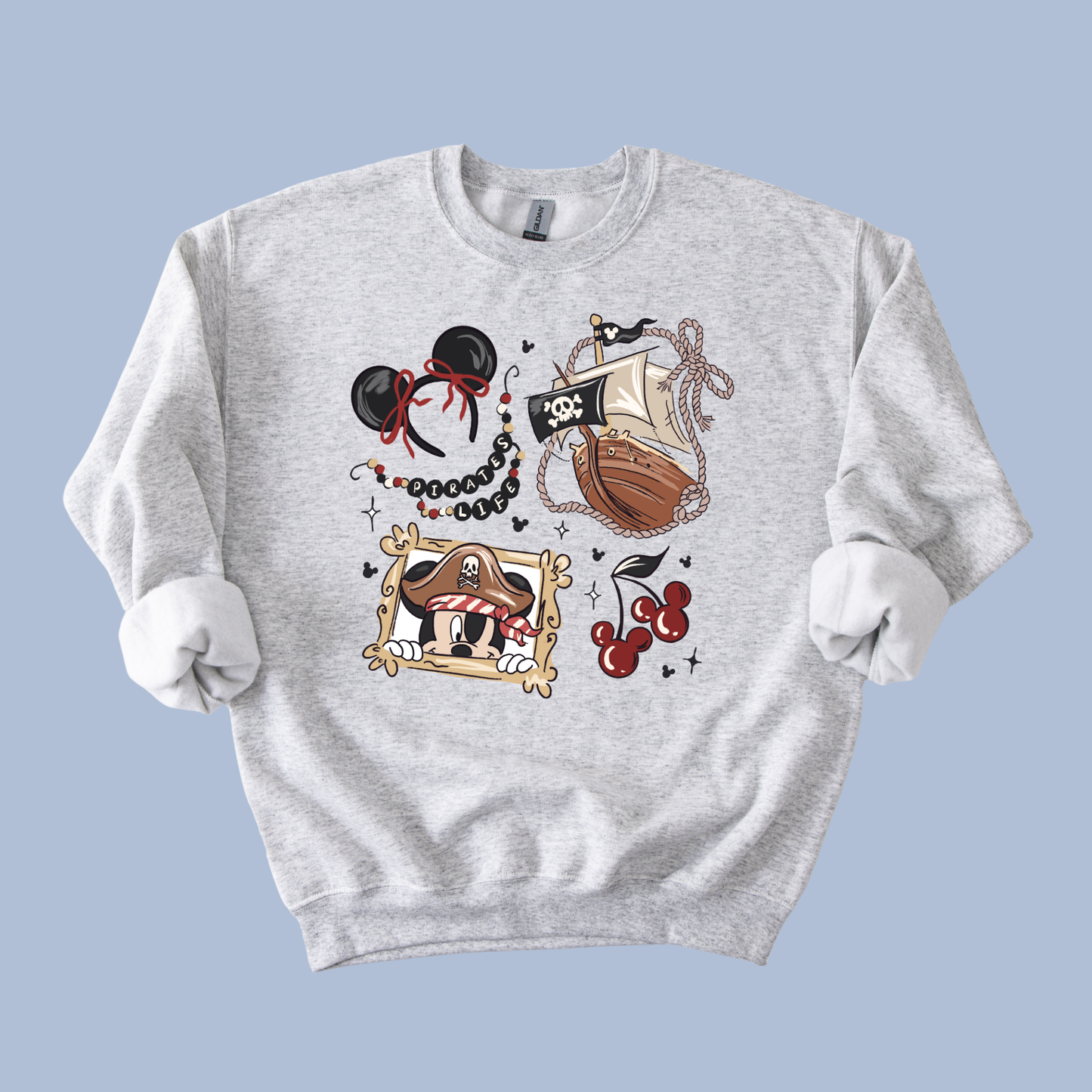 Pirate's Life Girlie Version T-Shirt & Crewneck