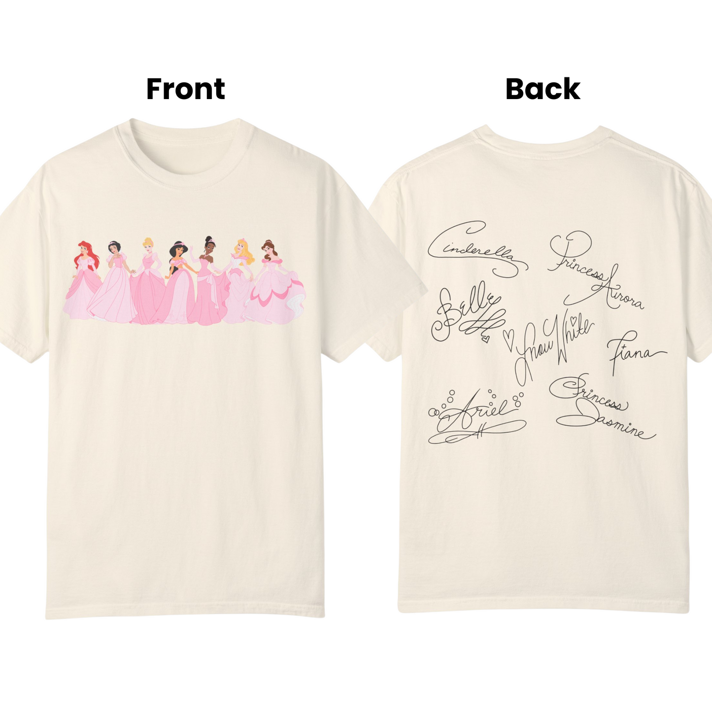 Princesses in Pink T-Shirt & Crewneck