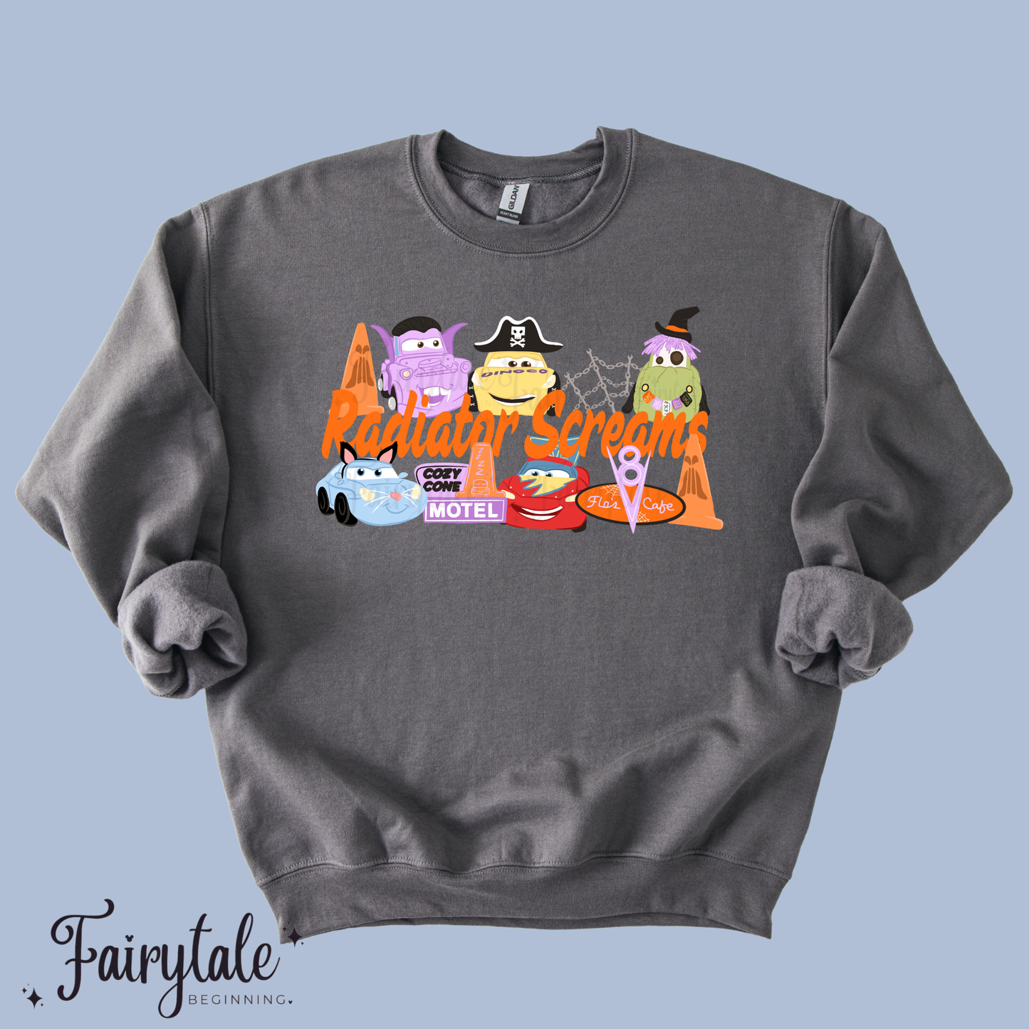 Fairytale Beginning x Little Cub & Me Halloween Cars T-Shirt & Crewneck