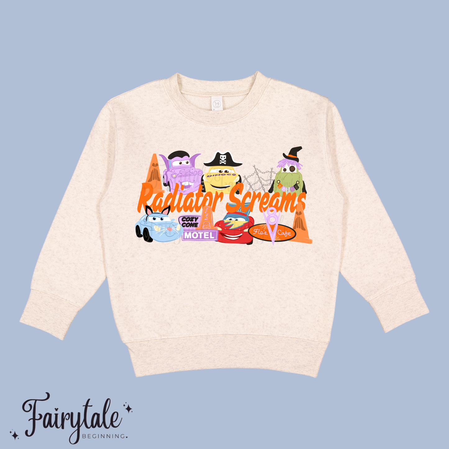 Fairytale Beginning x Little Cub & Me Halloween Cars T-Shirt & Crewneck