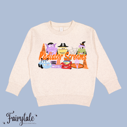 Fairytale Beginning x Little Cub & Me Halloween Cars T-Shirt & Crewneck