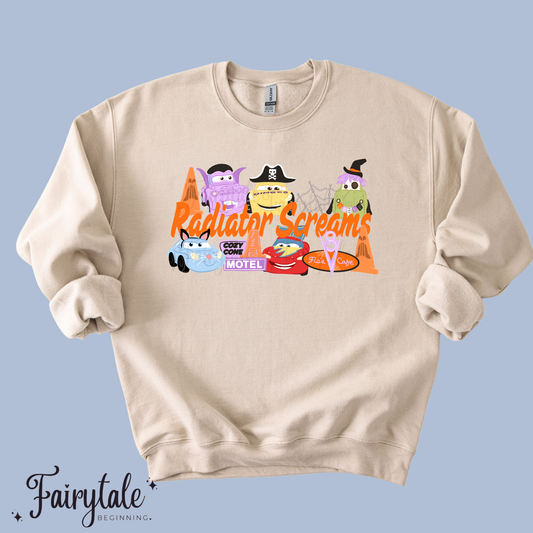 Ready to Ship - Fairytale Beginning x Little Cub & Me Halloween Cars T-Shirt & Crewneck