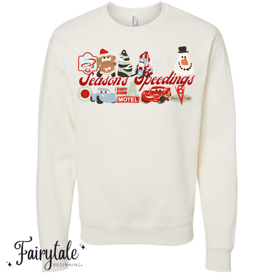Season's Speedings T-Shirt & Crewneck