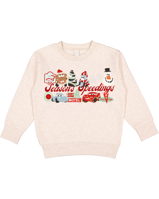 Season's Speedings Toddler Crewneck