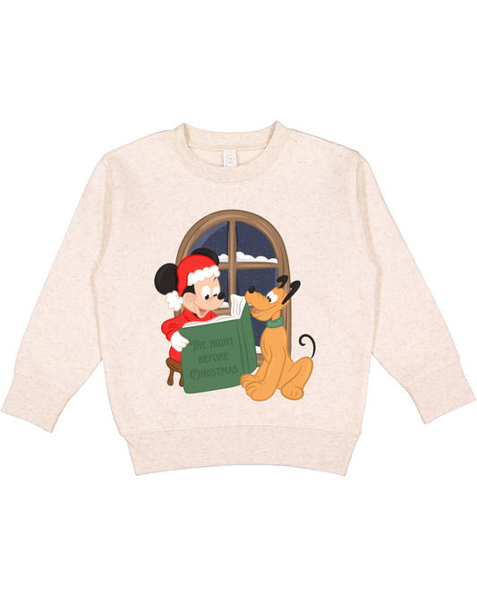 The Night Before Christmas Toddler Crewneck