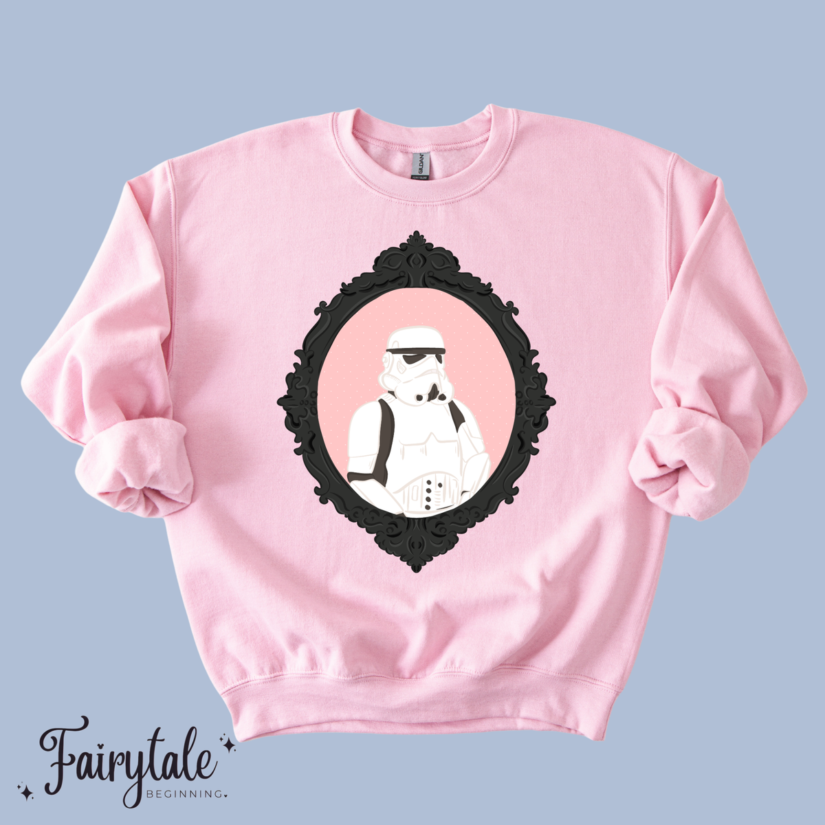 Ready to Ship - Fairytale Beginning x Magic on Main Trooper Girlie T-Shirt & Crewneck