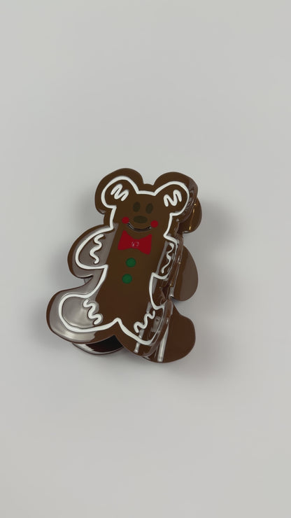 RTS - Gingerbread Magic Claw Clip