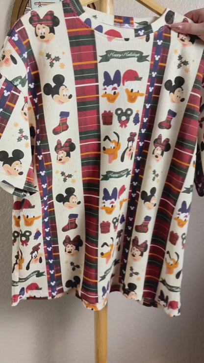 PREORDER ESTIMATED TO SHIP END OF OCTOBER - EARLY NOVEMBER - Merry Magic Waffle Lounge Set