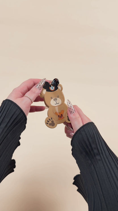 Halloween Teddy Claw Clip