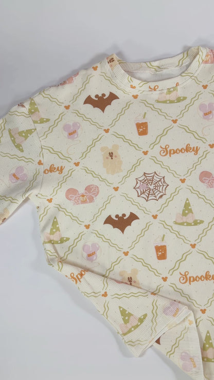 Spooky Magic - Waffle Cotton Lounge Set PREORDER ESTIMATED TO SHIP MID JULY - EARLY AUGUST