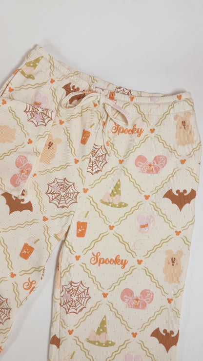 Spooky Magic - Waffle Cotton Lounge Set Pants Version PREORDER ESTIMATED TO SHIP MID JULY - EARLY AUGUST